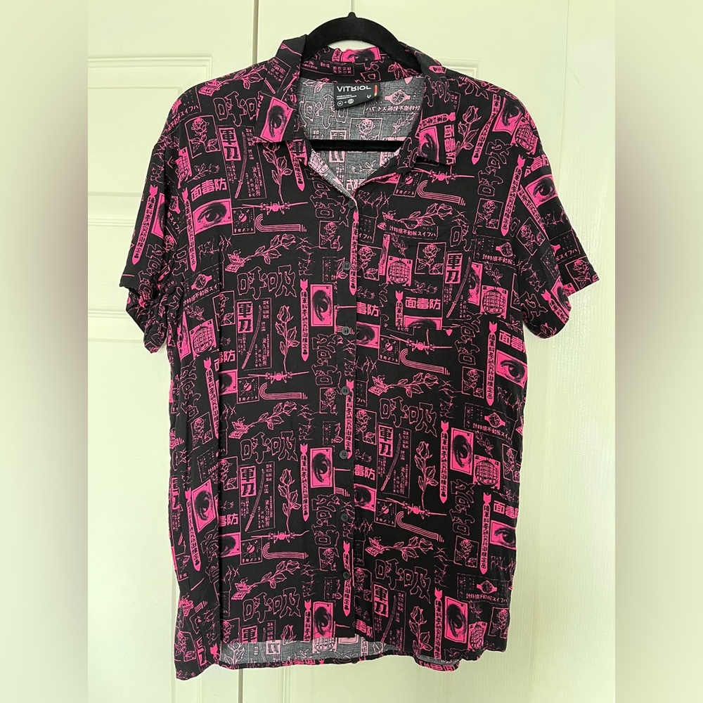 Zumiez Button Up Shirt Size Medium